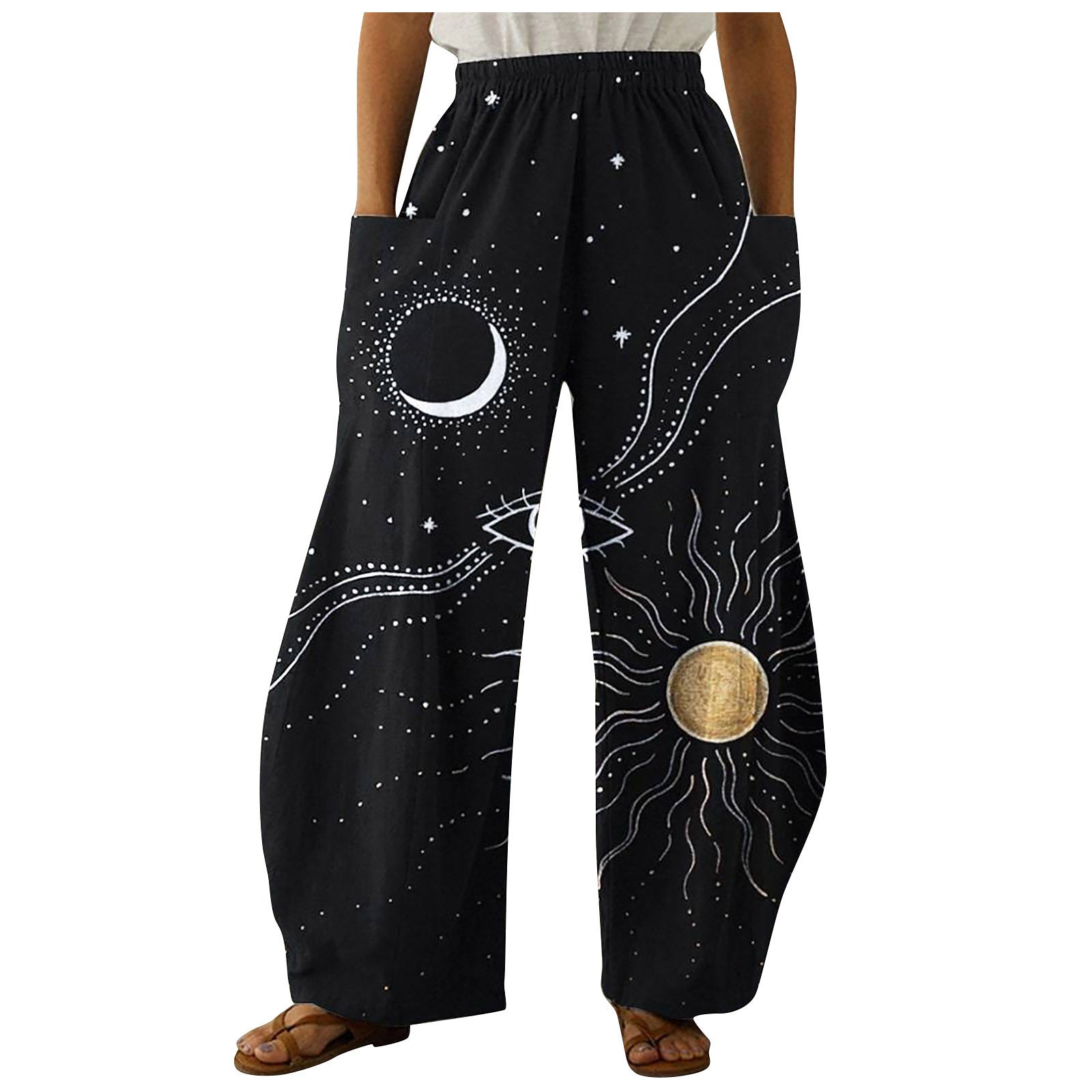 Casual High Waist Summer Pants