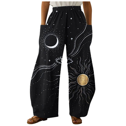 Casual High Waist Summer Pants