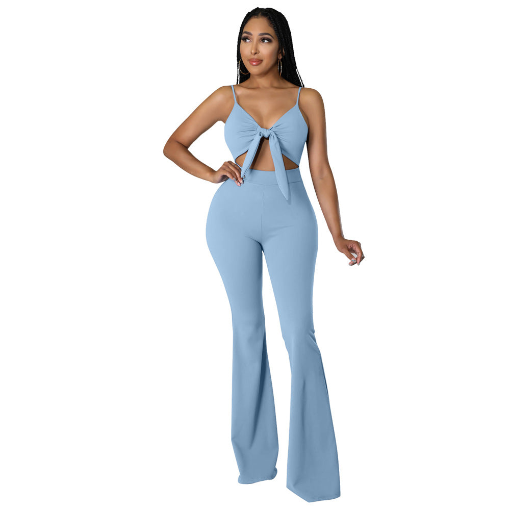 Sexy Summer Bandage Sleeveless Women Jumpsuits