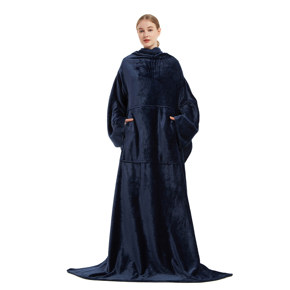 Multi Functional Fleece Throw Blankets for Watching TV