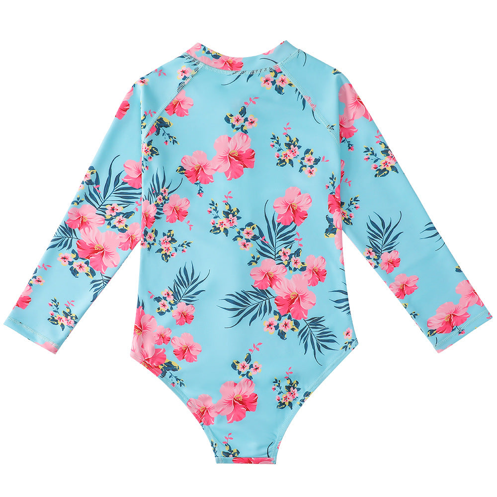 Long Sleeves Summer Beach Swimsuits for Girls