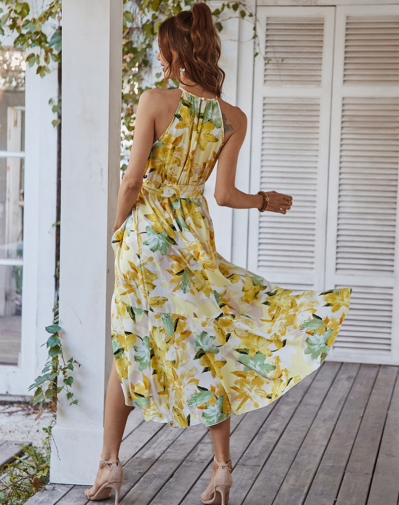 Sexy Halter Women Casual Summer Holiday Dresses