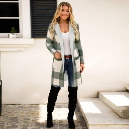Women Long Sleeves Long Hoodies Overcoat