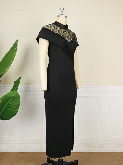 Vintage Lace Short Sleeves Party Dresses for Women