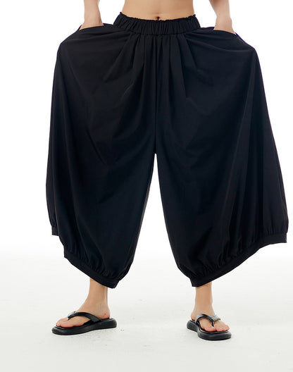 Summer Casual Plus Sizes Wide Legs Pants