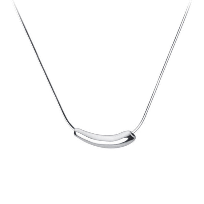 Eggplant Design Sterling Sliver Necklace for Women