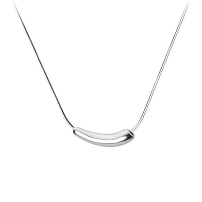 Eggplant Design Sterling Sliver Necklace for Women