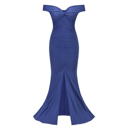 Sexy Backless Slim Women Evening Party Dresses