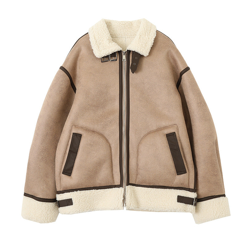 Vintage Stand Collar Short Winter Jacket Coats for Women