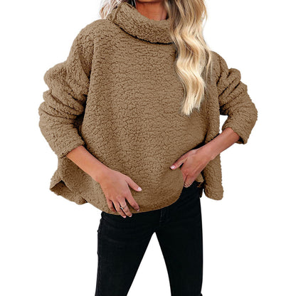 Women Warm Turtleneck Woolen Plus Sizes Winter Sweaters