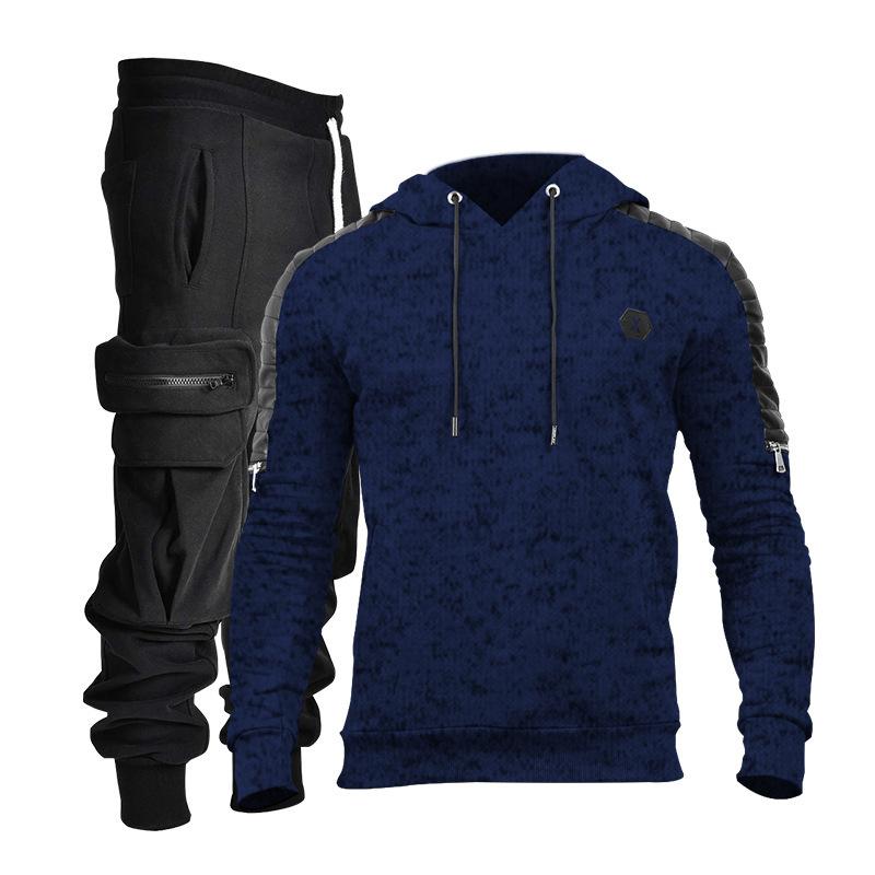 Winter Warm Fashion Leisure Long Sleeves Suits for Men-STYLEGOING