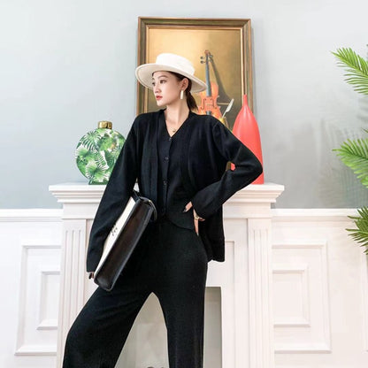 Luxury 3pcs Knitted Women Suits