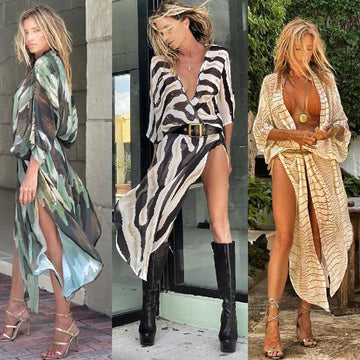 Chiffon Summer Beach Cover Ups-STYLEGOING