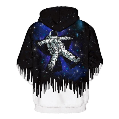 Casual Round Neck 3D Print Hoodies for Lovers-STYLEGOING