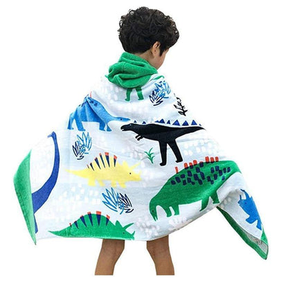 Kids Cartoon Print Bath Towel-STYLEGOING