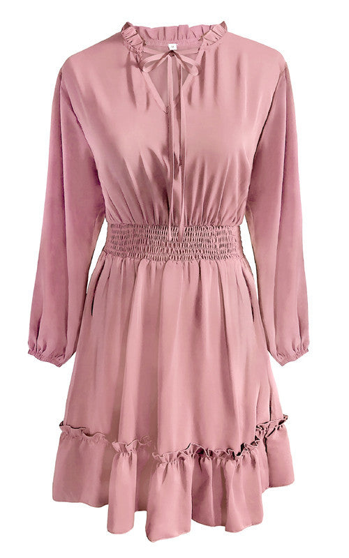 Vintage Long Sleeves A Line Fall Dresses