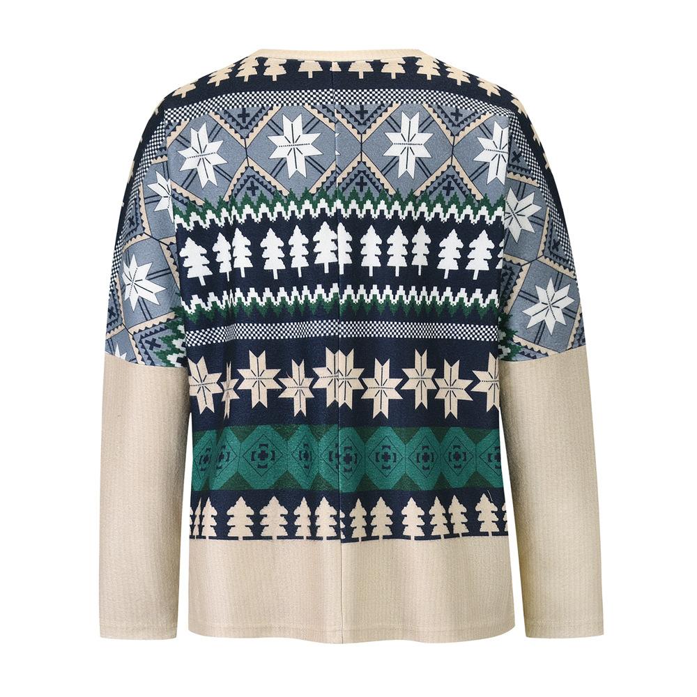 Christmas Long Sleeves Knitting Fall Sweater
