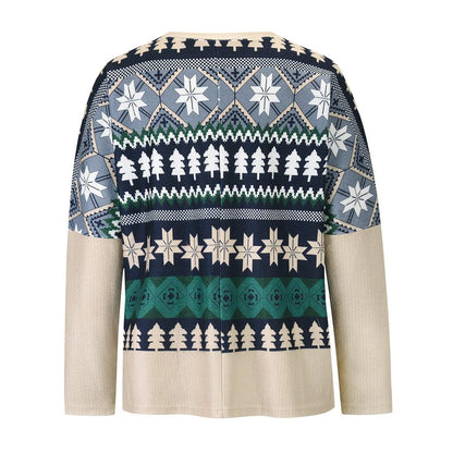 Christmas Long Sleeves Knitting Fall Sweater
