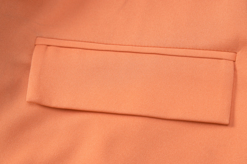 Classy Turnover Collar Blazer for Women