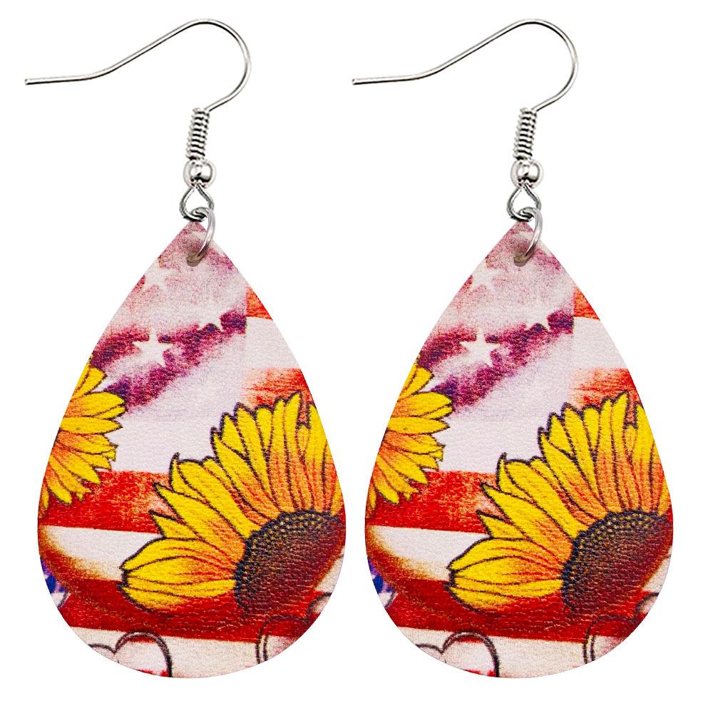 Christmas Vintage Animal Print Earrings 2 Sets