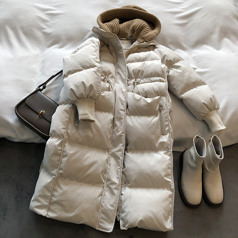 Winter Warm Long Cotton Overcoats for Women