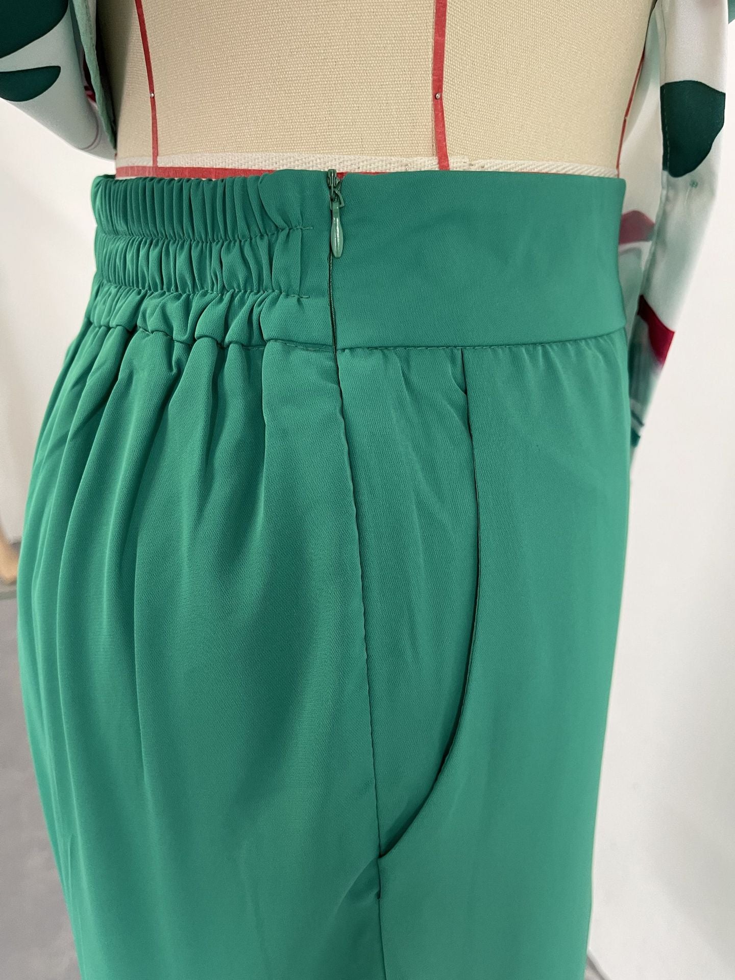 Loose Summer Two Pieces Wide Legs Women Suits