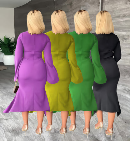Sexy Long Sleeves Sheath Dresses