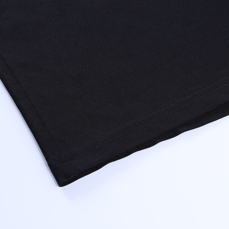 Sexy Black One Shoulder Short Dresses for Women