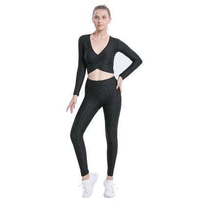 Sexy Bubble Design Women Gym Outfits