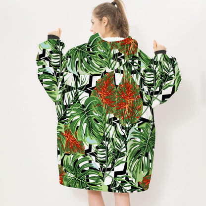3D Plants and Flowers Cozy Sleeves Blanket-Plant-6-Adult-Free Shipping at meselling99