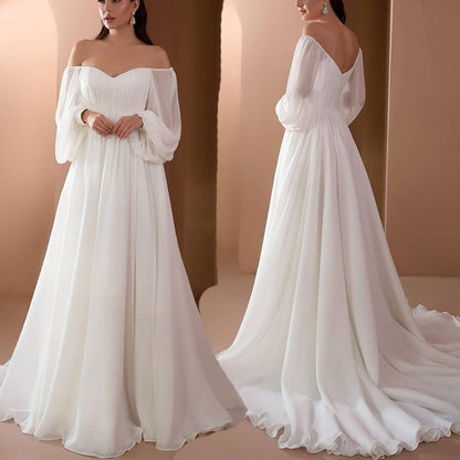 Elegant One Shoulder Women Party Long Dresses