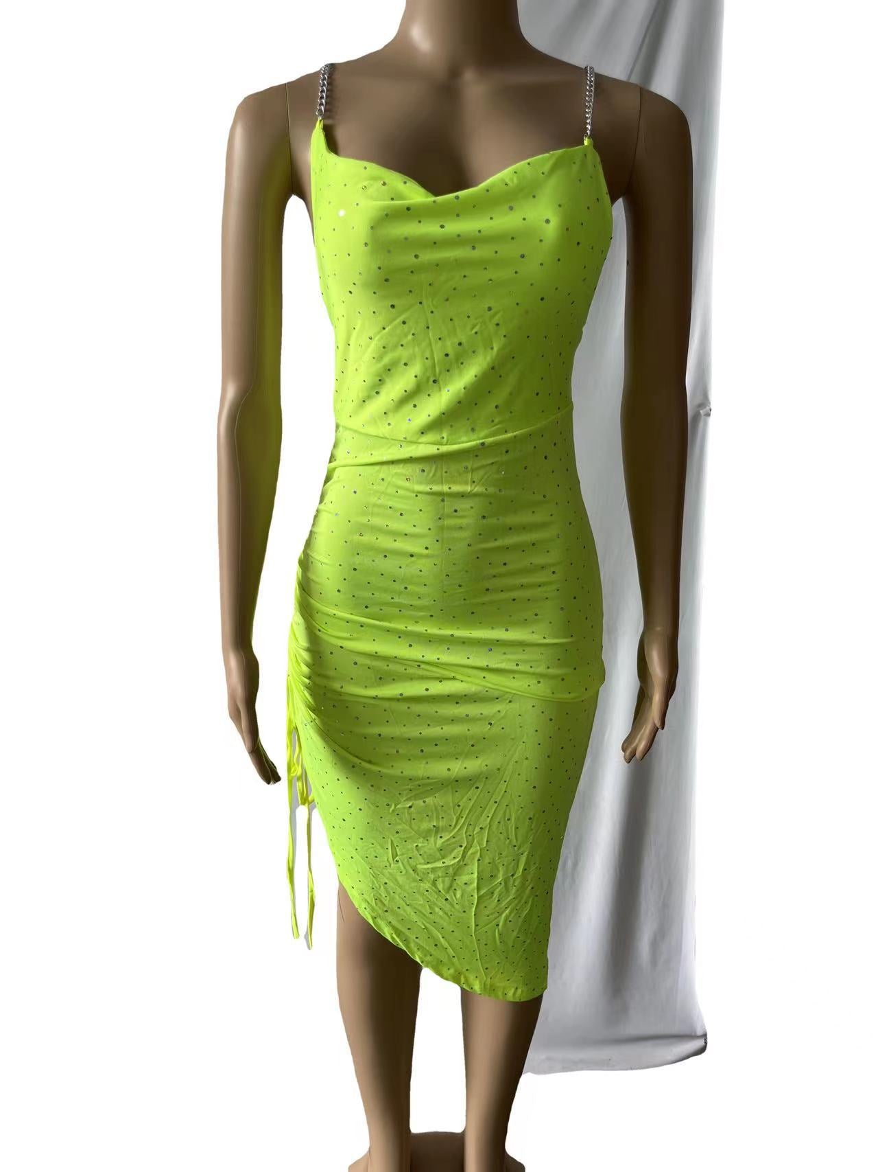 Sexy Summer Sequined Halter Dresses