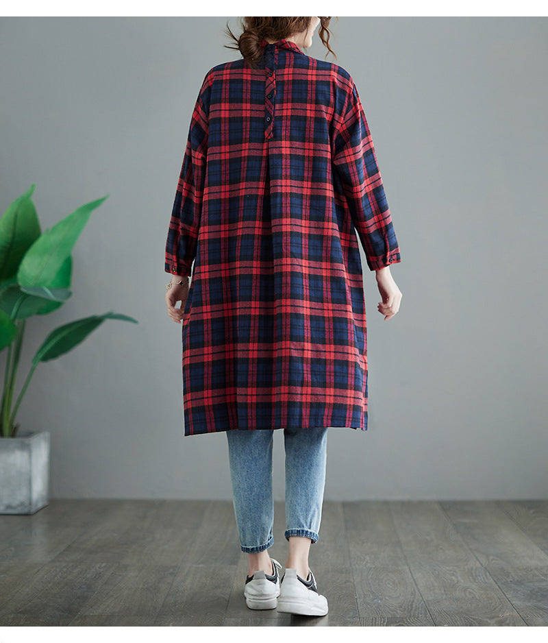 Vintage Long Sleeves Fall Shirts for Women