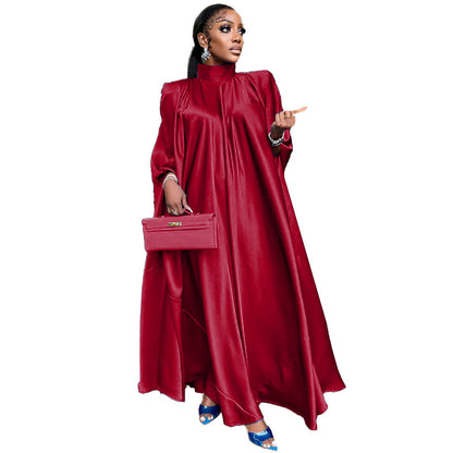 Women High Neck Long Romper Dresses
