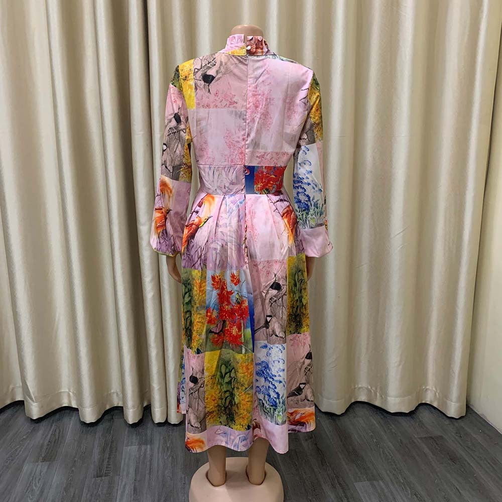Women High Waist Plus Sizes Women Party Dresses