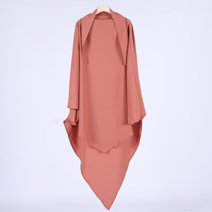 Women Plus Sizes Dresses with Scarf
