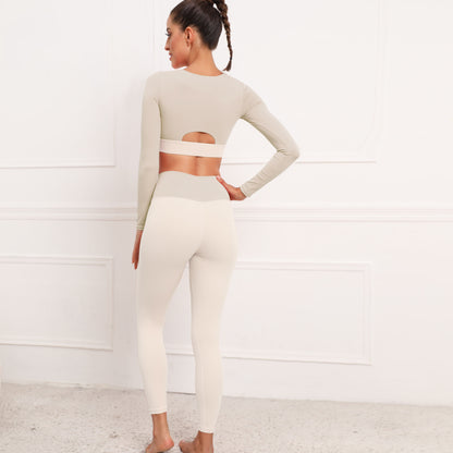 Long Sleeves Two Pieces Running Suits for Women