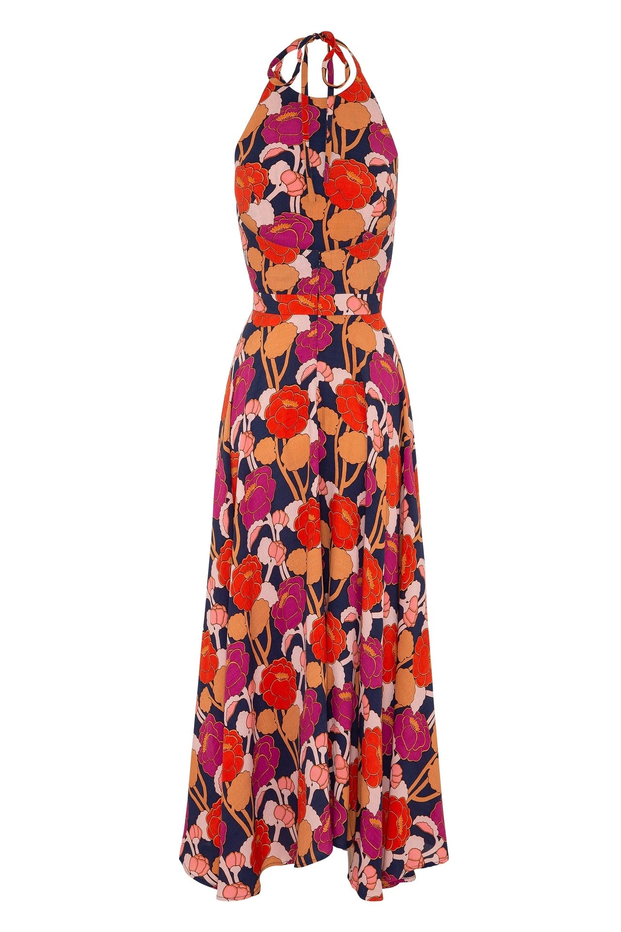 Sexy Floral Print Long Boho Summer Beach Dresses