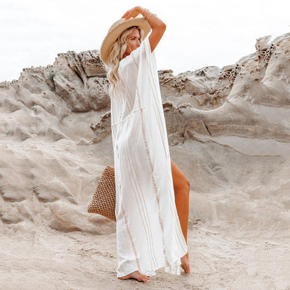 Summer Cotton Irregular Beach Bikini Cover Ups