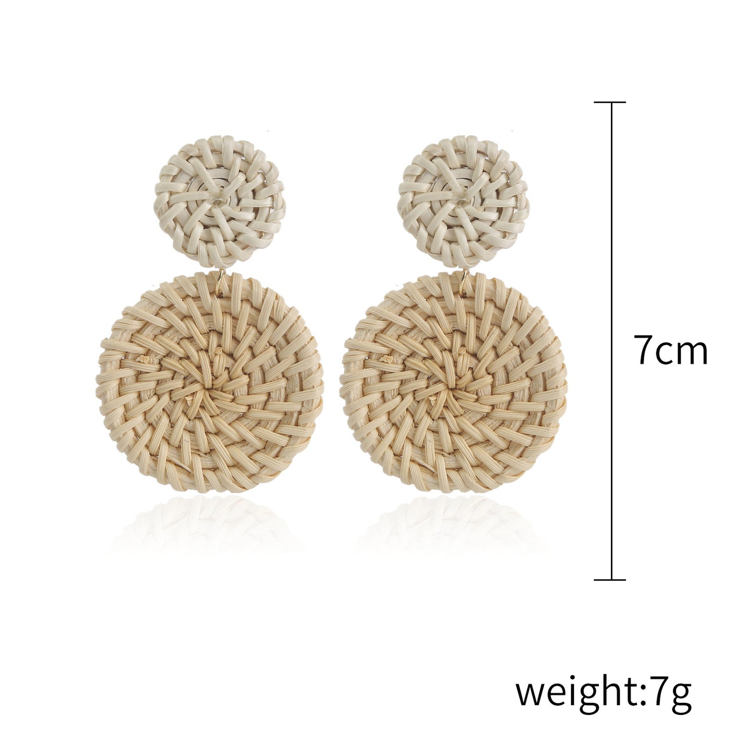 Vintage Boho Hanmade Woven Earrings for Women
