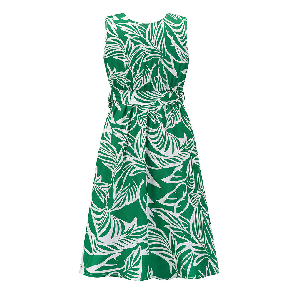 Women High Waist Summer Sundresses
