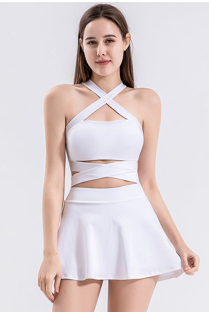 Sexy Exercising Women Yoga Short Tops