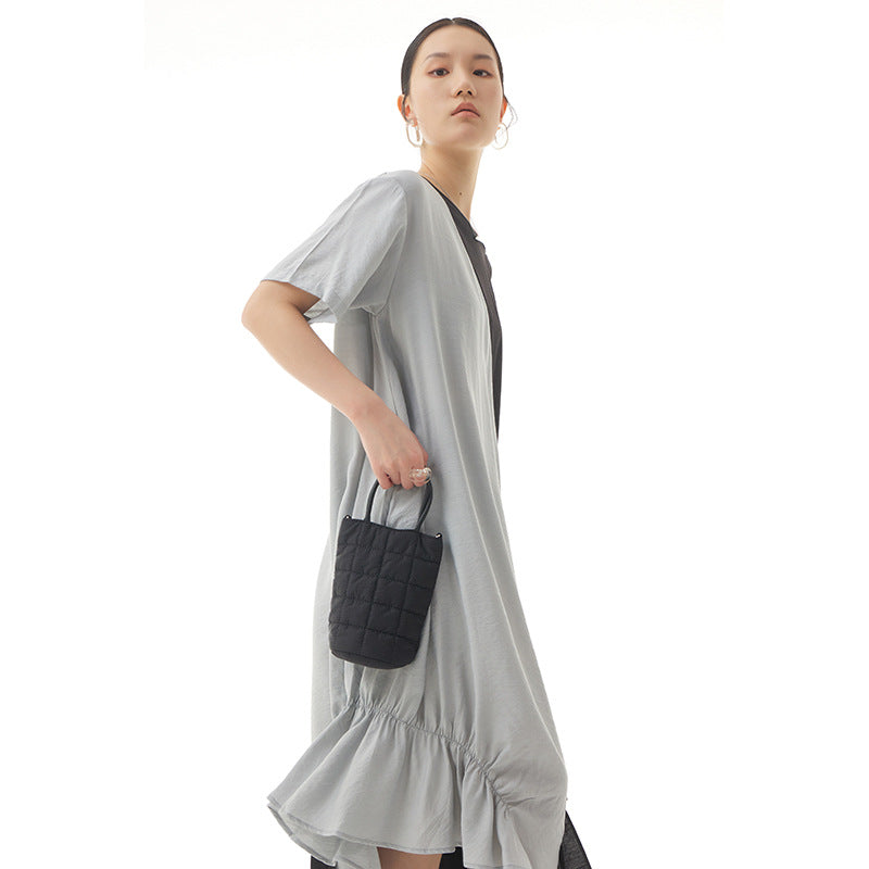Casual Plus Sizes Irregular Dresses