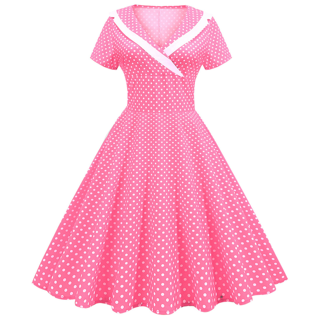Vintage Polk Dot Women Dresses