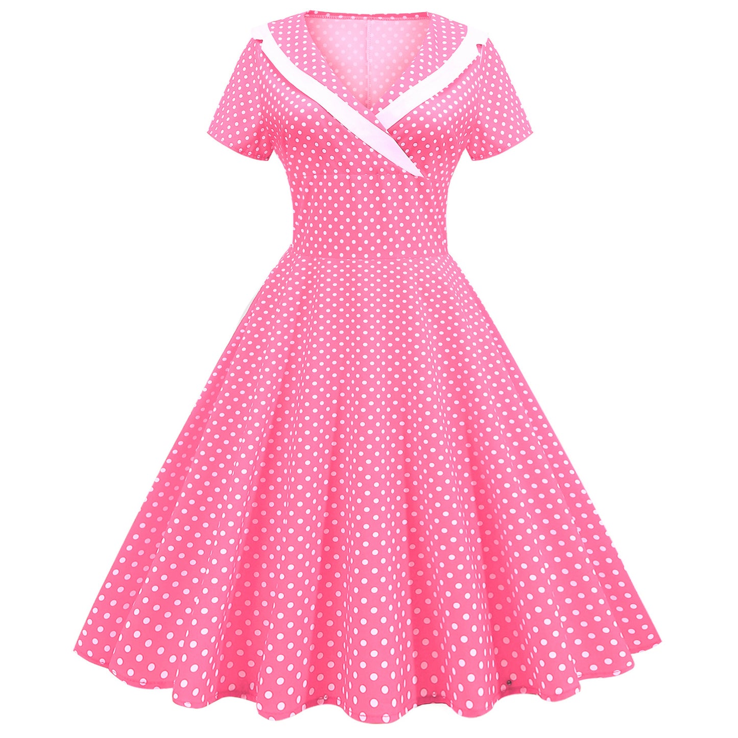 Vintage Polk Dot Women Dresses