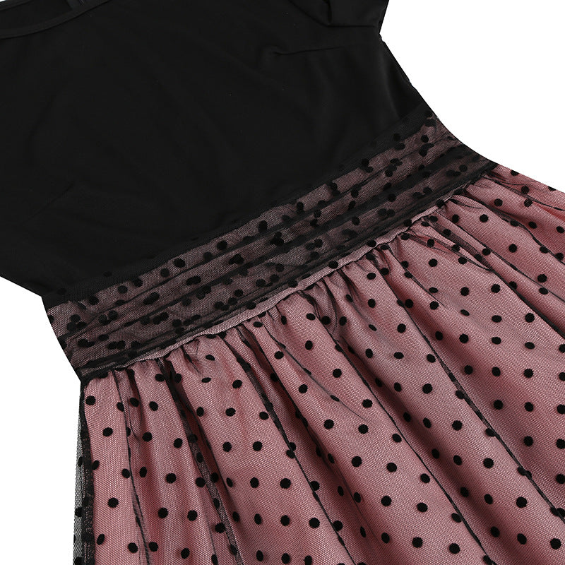 Vintage Short Sleeves Women Midi Dresses