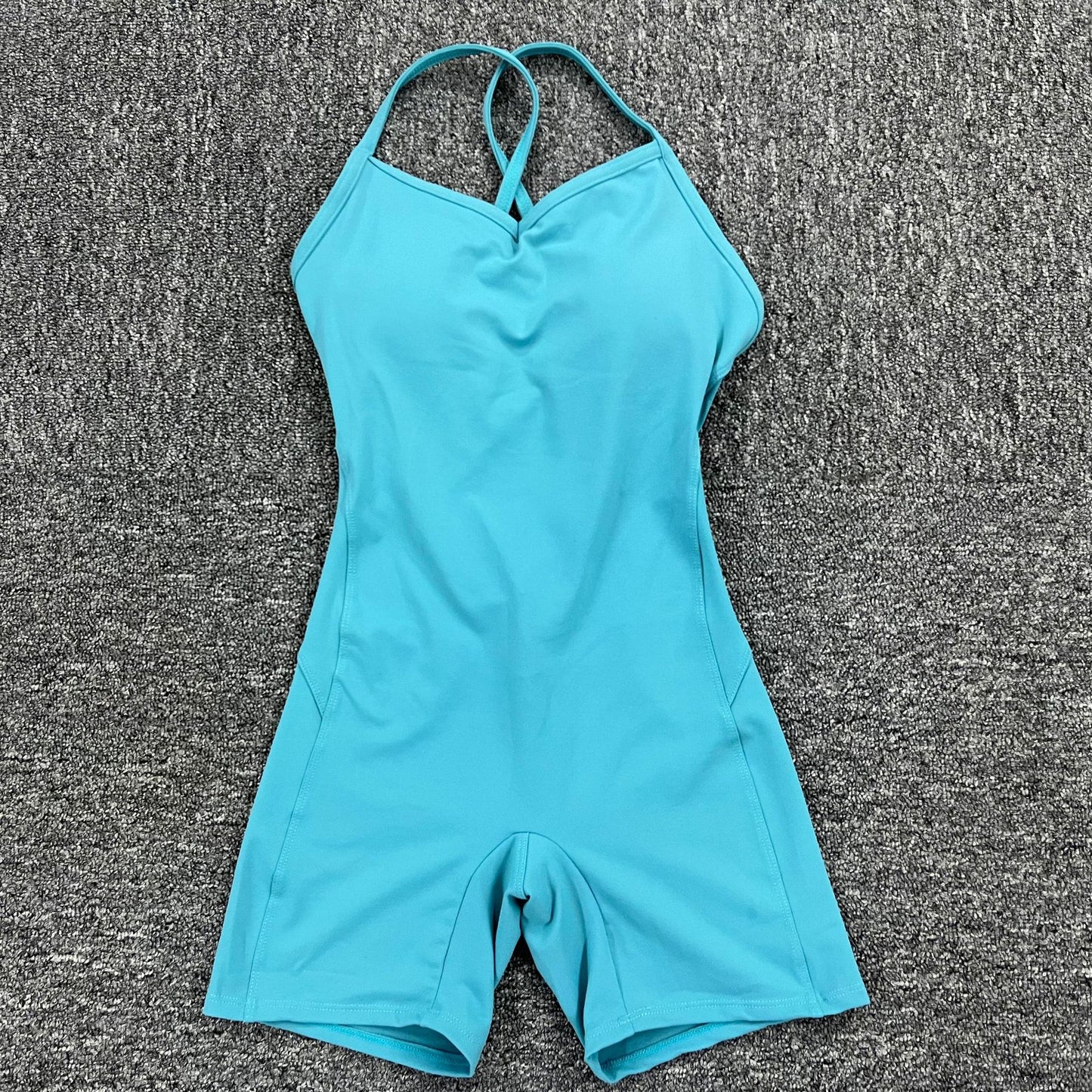 Sexy Backless Tight Short Sports Jumpsuits