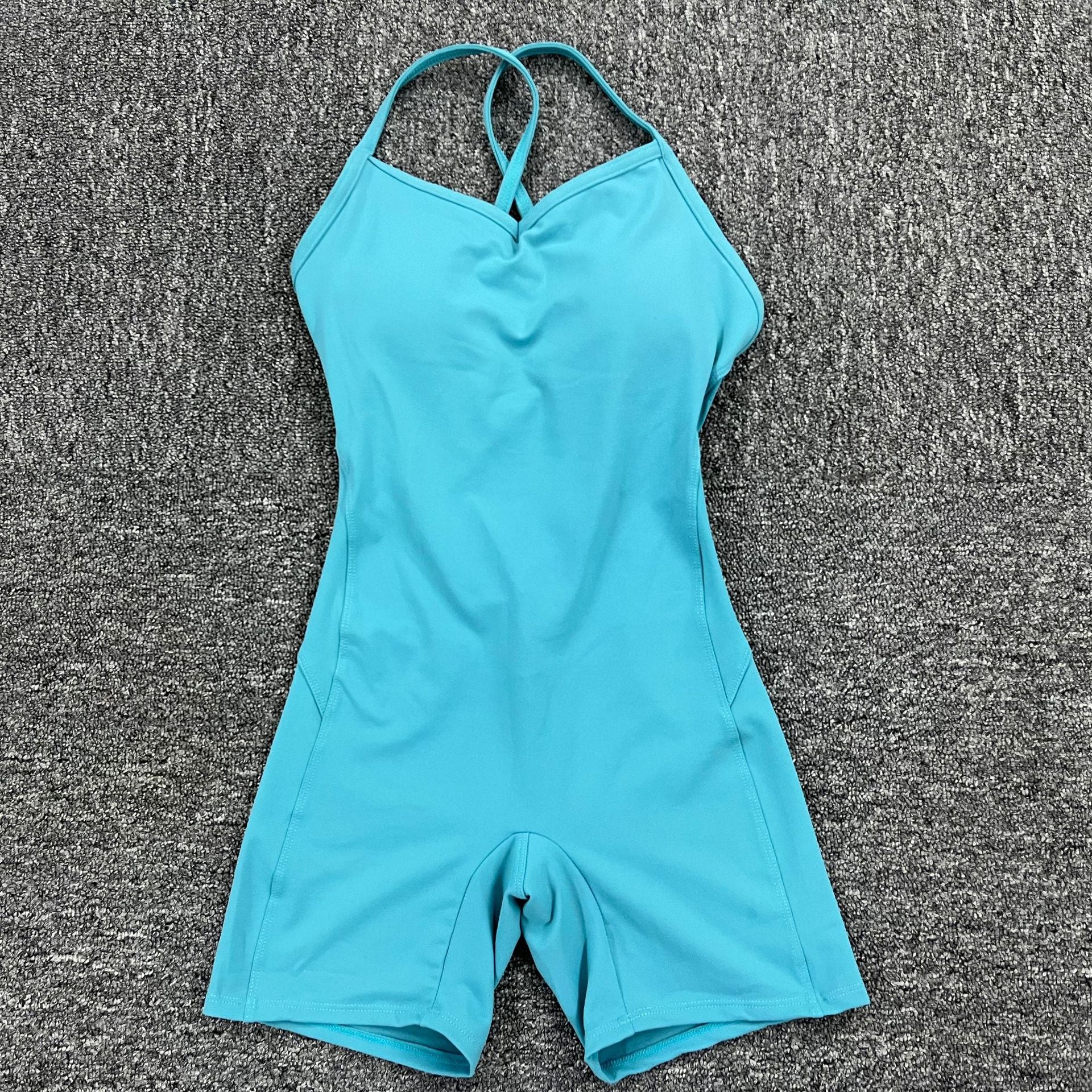 Sexy Backless Tight Short Sports Jumpsuits