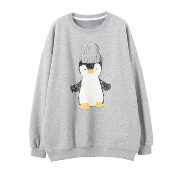 3D Animal Design Velvet Hoodies for Girls