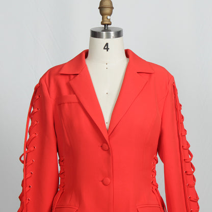 Designed Fall Long Blazers for Women